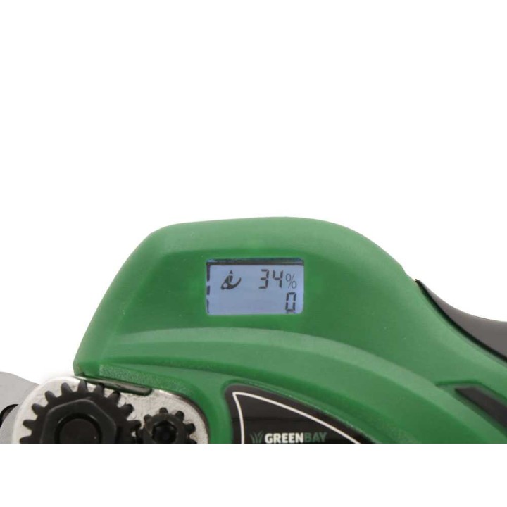 GreenBay TopCut 33 sähköiset oksasakset, 2 × 16,8 V, 32 mm