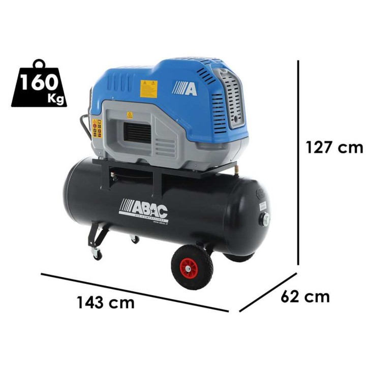 ABAC SPINN D2.2 200W 10 400/50 ruuvikompressori, 200 l, 3 HP, 400 V