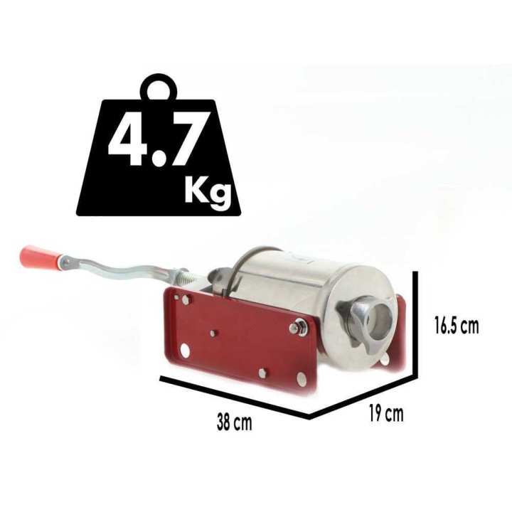 Tre Spade Minnie Rosso F20300 manuaalinen täyttökone, 3 kg, 1 nopeus