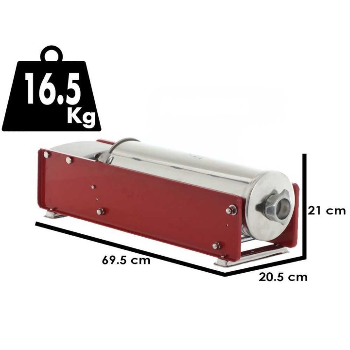 Tre Spade Mod. 10 manuaalinen täyttölaite, 10 kg, 2 nopeutta