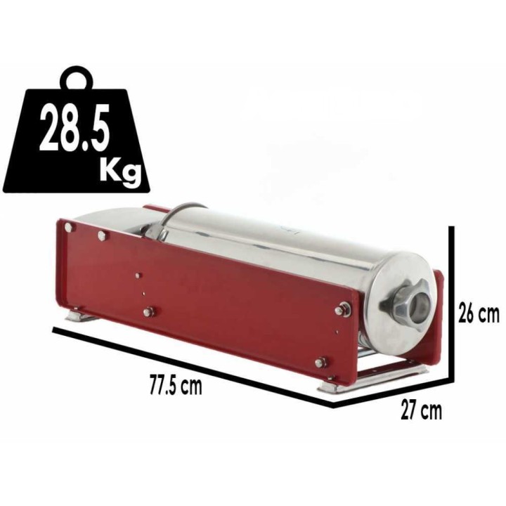 Tre Spade Mod. 15 manuaalinen täyttökone, 15 kg, 2 nopeutta, ruostumaton teräs