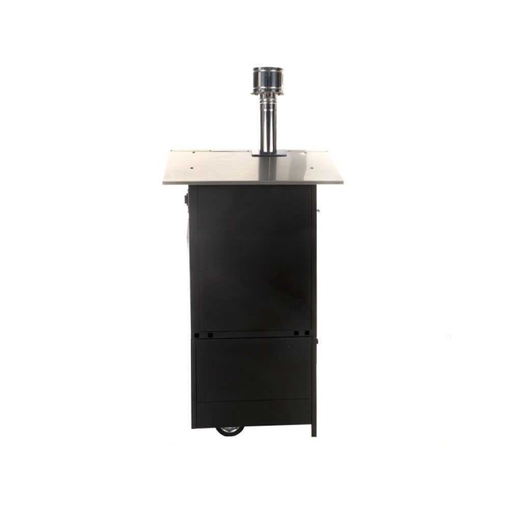 Sedicinoni 80 Black puulämmitteinen ulkouuni, 3 paistotasoa, 73 × 63 × 39 cm