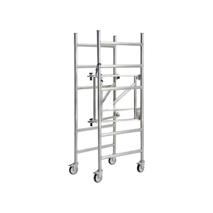 S.T.P. Alpo Junior 7,36 m siirrettävä alumiiniteline ulkokäyttöön, 200 kg