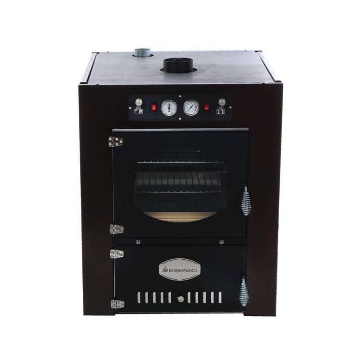 Rossofuoco Garden Color 80 Marrone upotettava puu-uuni, ruskea