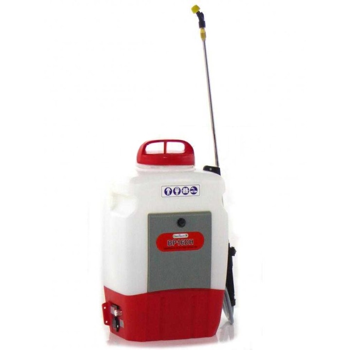 GeoTech BP16DH akkuruisku, 16 l, 12 V, 8 Ah, 4 l/min