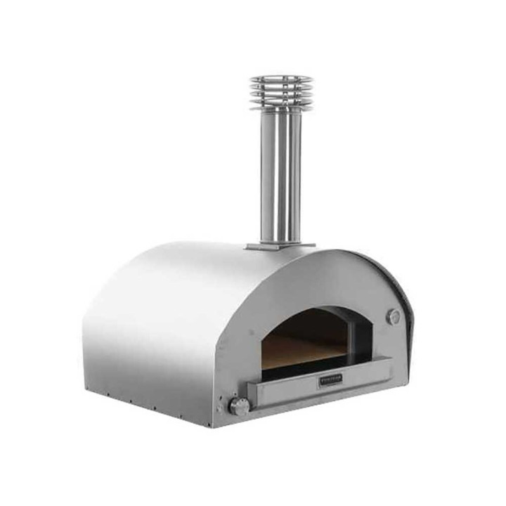 Fontana Mangiafuoco INOX -kaasupizzauuni, 60 × 80 cm, 4 pizzaa