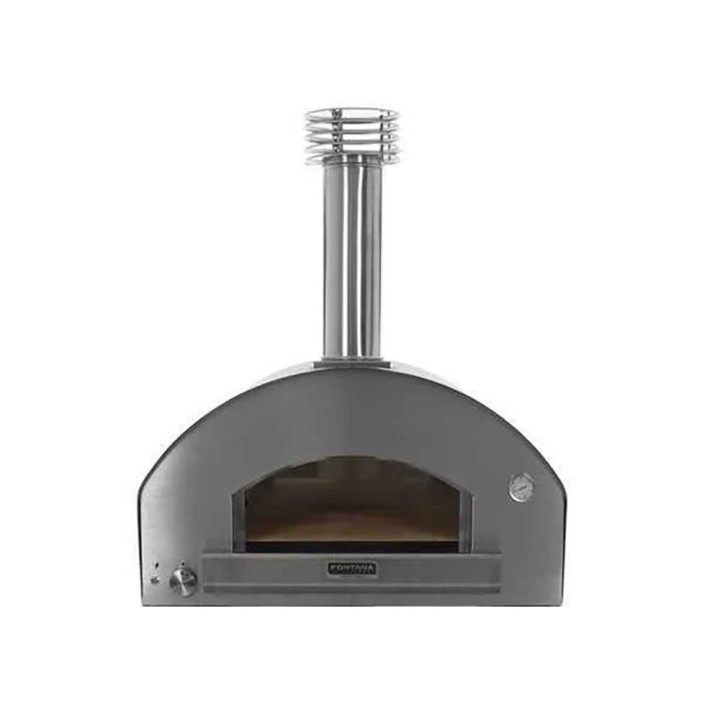 Fontana Mangiafuoco INOX -kaasupizzauuni, 60 × 80 cm, 4 pizzaa