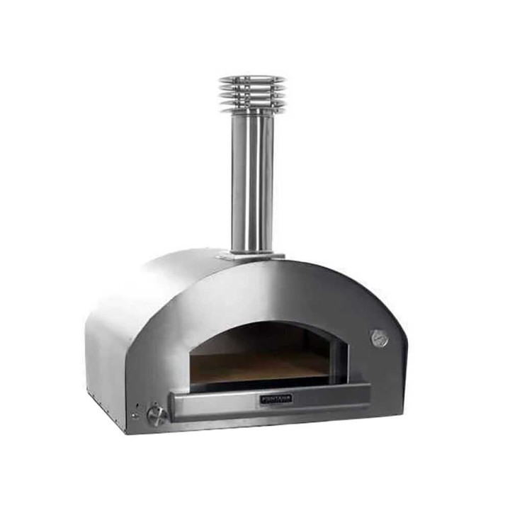 Fontana Mangiafuoco INOX -kaasupizzauuni, 60 × 80 cm, 4 pizzaa