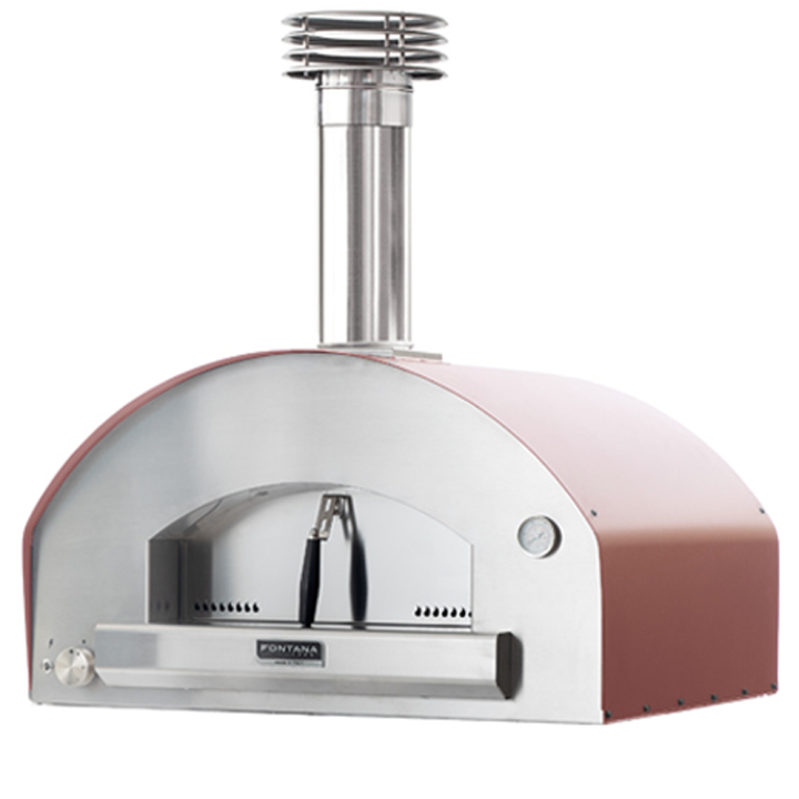 Fontana Mangiafuoco Rosso kaasuuuni ulkokäyttöön 60 80 cm
