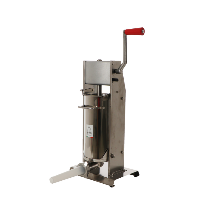 Tre Spade Mod 5 V Deluxe makkarantäyttökone 5 kg 2 nopeutta ruostumaton teräs