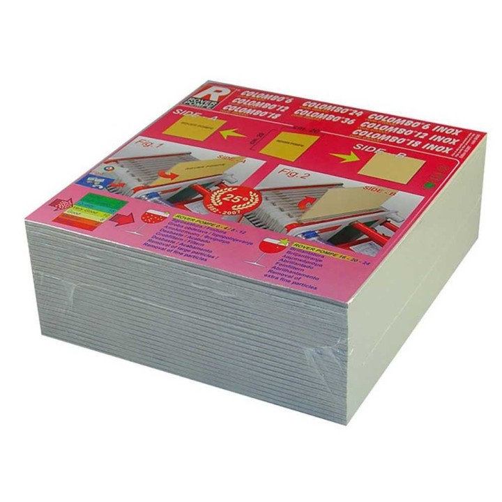 Rover Tipo 4 suodatinpahvit viinipumpulle, 25 kpl, 20 × 20 cm