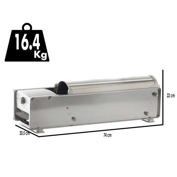 Tre Spade Mod. 10 Deluxe manuaalinen täyttökone, 10 kg, 2 nopeutta, ruostumaton teräs