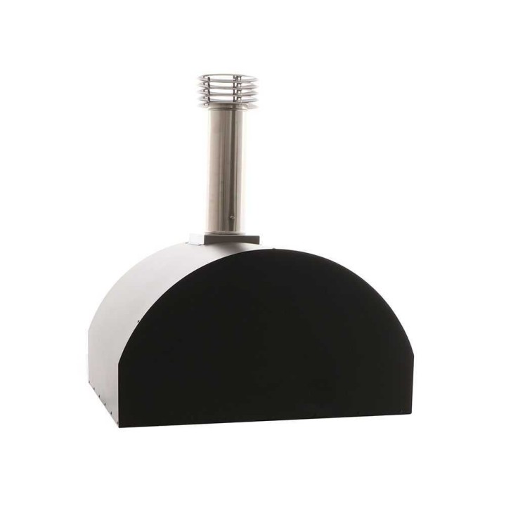 Fontana Mangiafuoco puulämmitteinen pizzauuni, antrasiitinharmaa, 60 × 80 cm