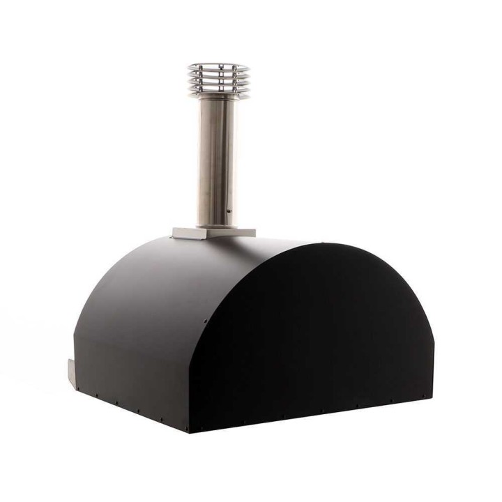 Fontana Mangiafuoco puulämmitteinen pizzauuni, antrasiitinharmaa, 60 × 80 cm