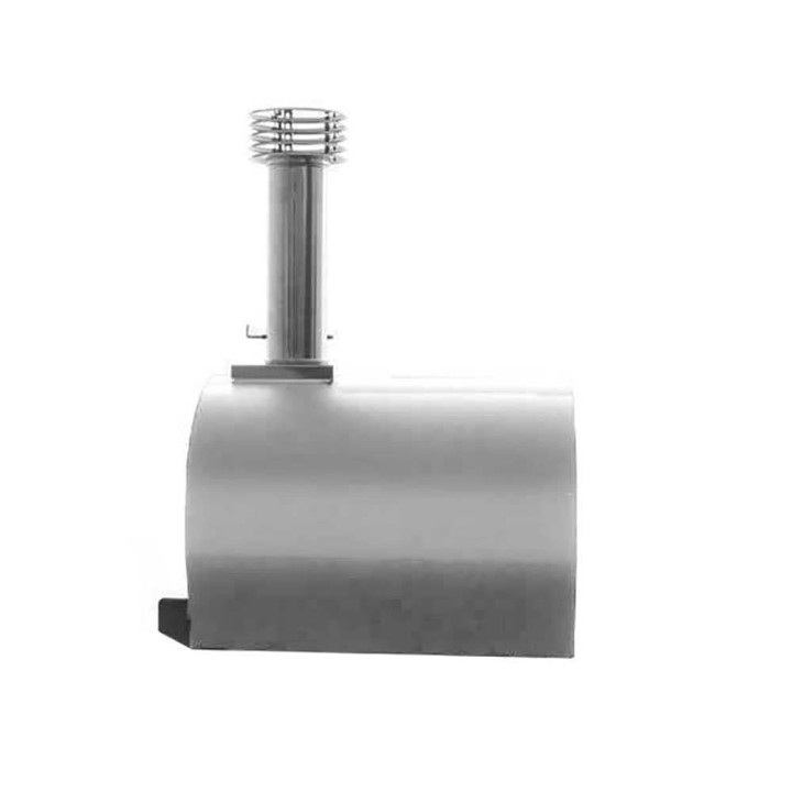 Fontana Mangiafuoco INOX puulämmitteinen pizzauuni, 60 × 80 cm