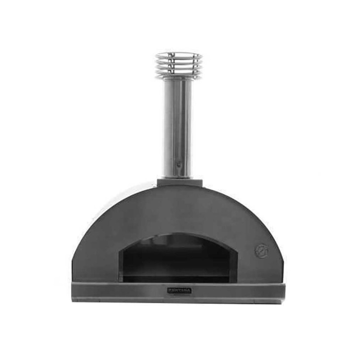 Fontana Mangiafuoco INOX puulämmitteinen pizzauuni, 60 × 80 cm