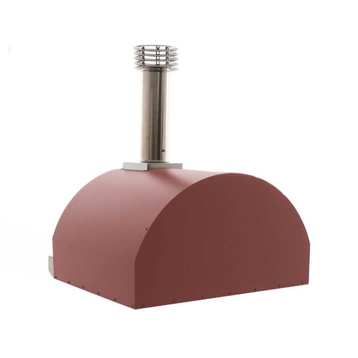Fontana Mangiafuoco Rosso puulämmitteinen pizzauuni, 60 × 80 cm