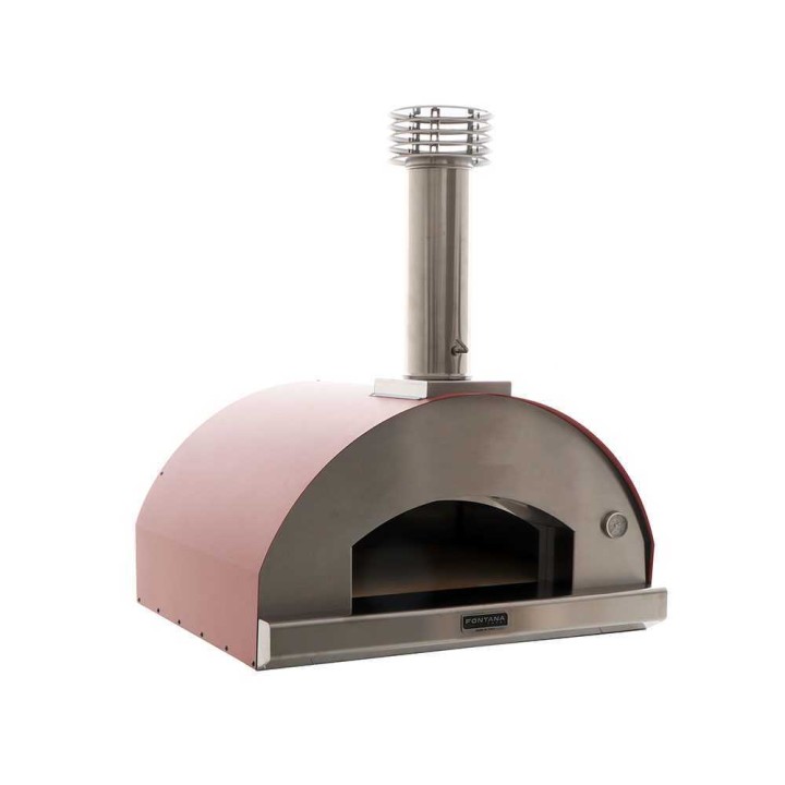 Fontana Mangiafuoco Rosso puulämmitteinen pizzauuni, 60 × 80 cm