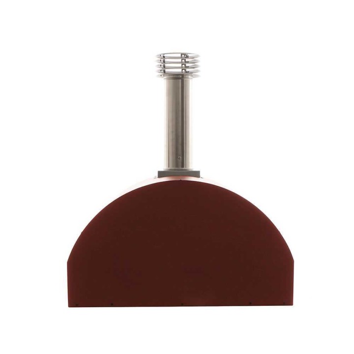 Fontana Mangiafuoco Rosso puulämmitteinen pizzauuni, 60 × 80 cm