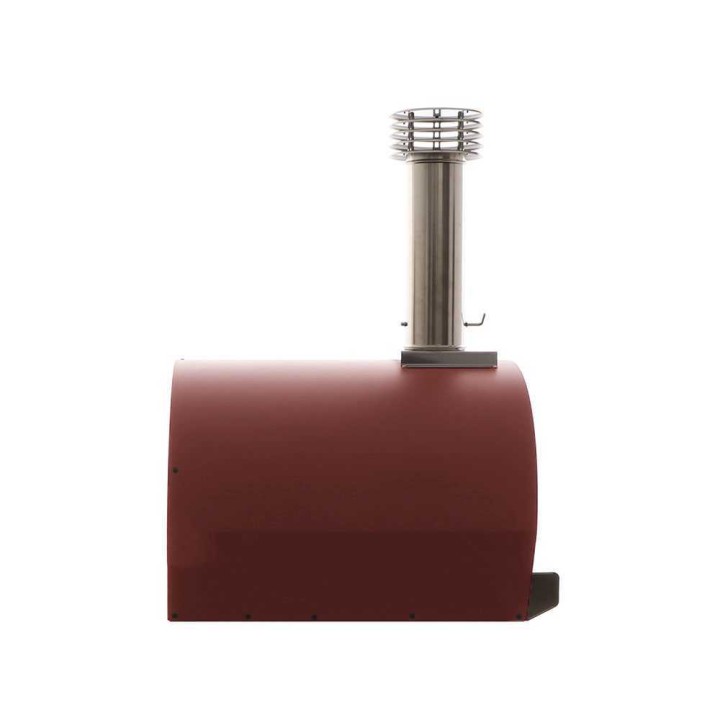 Fontana Mangiafuoco Rosso puulämmitteinen pizzauuni, 60 × 80 cm