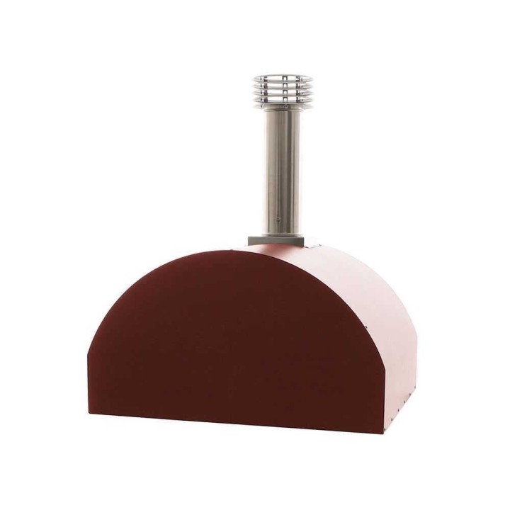 Fontana Mangiafuoco Rosso puulämmitteinen pizzauuni, 60 × 80 cm
