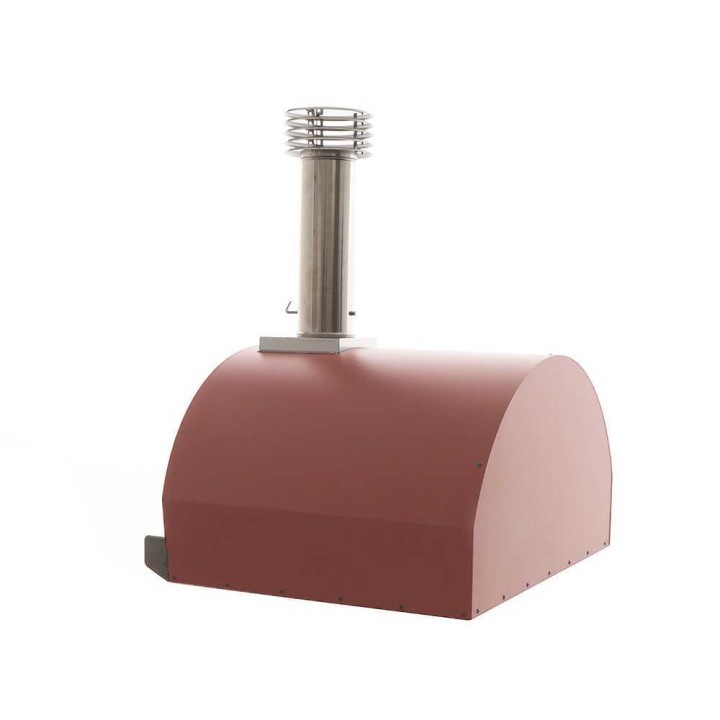 Fontana Mangiafuoco Rosso puulämmitteinen pizzauuni, 60 × 80 cm