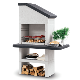 Palazzetti Dubai muurattu puu ja hiiligrilli 68 40 cm 520 kg