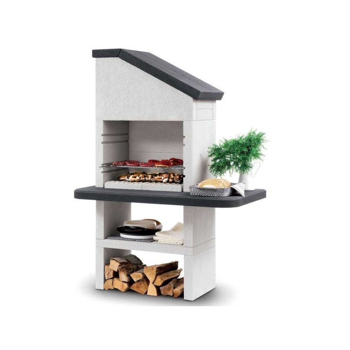 Palazzetti Dubai muurattu puu- ja hiiligrilli, 68 × 40 cm, 520 kg