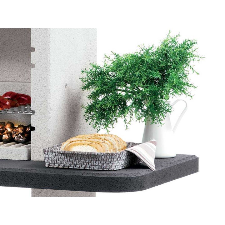 Palazzetti Dubai muurattu puu- ja hiiligrilli, 68 × 40 cm, 520 kg