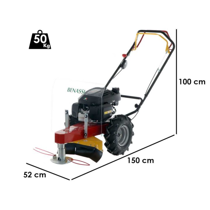 Benassi MD 555 H itsevetävä raivaussilppuri, Honda GCVx 170, 5,5 HP, 55 cm