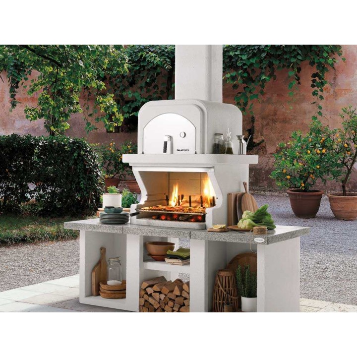 Palazzetti Pamplona muurattu grilli ja ulkouuni, 76 × 37 cm