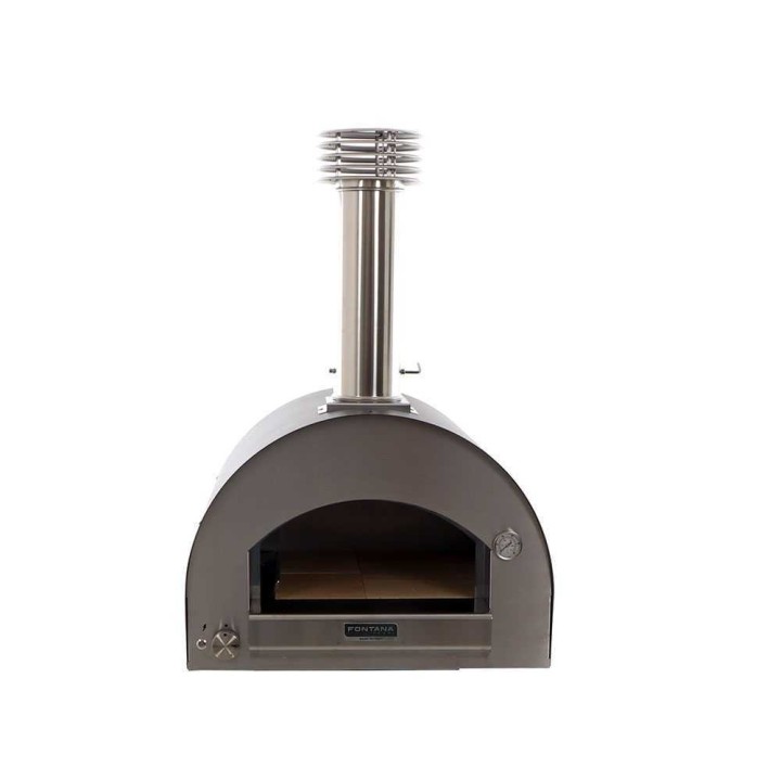 Fontana Margherita Antracite -kaasu-uuni, 60 × 60 cm, 2 pizzaa