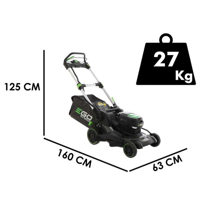 EGO LM2021E-SP akkuruohonleikkuri, 50 cm, 56 V, 5 Ah