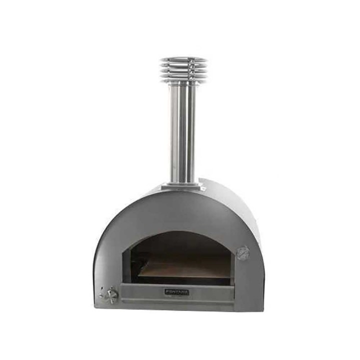 Fontana Margherita INOX kaasukäyttöinen ulkouuni, 2 pizzaa