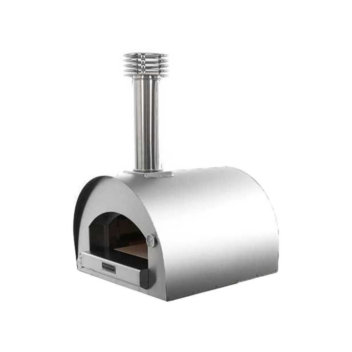 Fontana Margherita INOX kaasukäyttöinen ulkouuni, 2 pizzaa