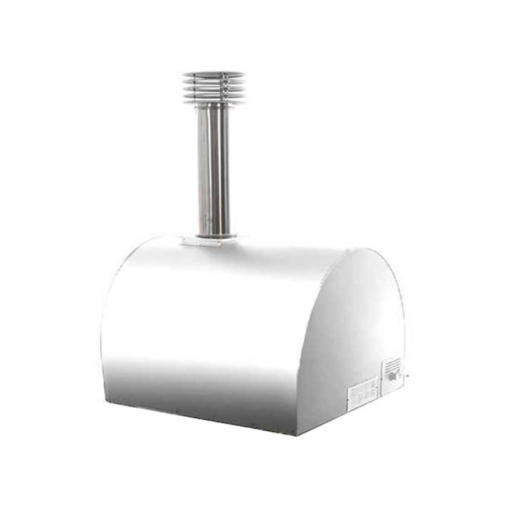Fontana Margherita INOX kaasukäyttöinen ulkouuni, 2 pizzaa
