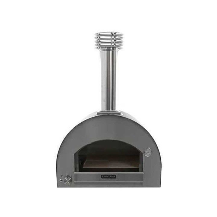 Fontana Margherita INOX kaasukäyttöinen ulkouuni, 2 pizzaa