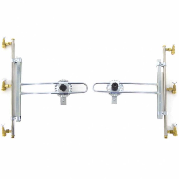 Ruostumattomat ruiskutusvarret 3 3 messinkiset perhossuuttimet 70 cm