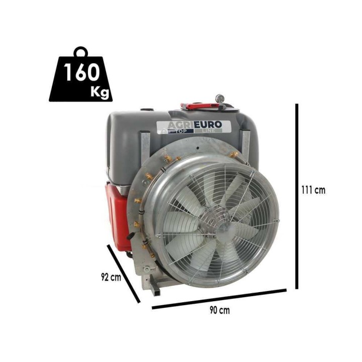 Gray 200/60 traktorikäyttöinen sumutinhallastin, 200 l, AR-503