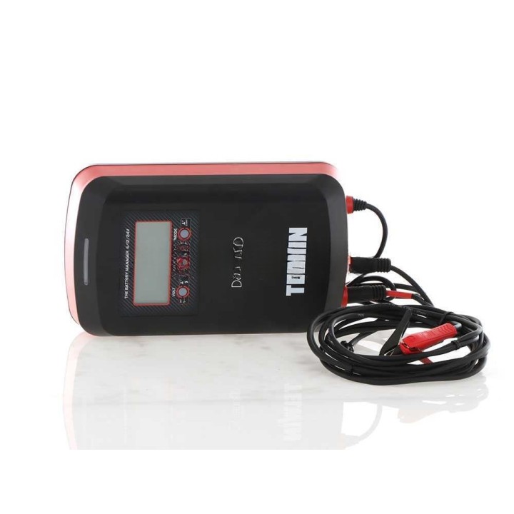 Telwin Doctor Charge 50 akkulaturi ja ylläpitolaite, 6/12/24 V, LCD-näyttö
