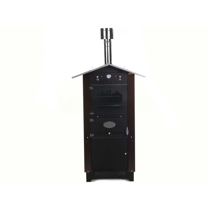 Rossofuoco Garden Plus 100 puulämmitteinen ulkouuni, 100 cm paistokammio