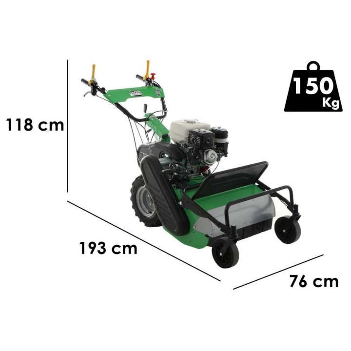 Lampacrescia MGM TTR690 vasarateräinen trinciaerba, Honda GX270, 9 HP, 60 cm