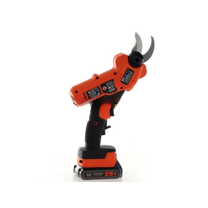 Black & Decker BCPP18D1-QW akkuoksasakset, 18 V, 2 Ah, 25 mm