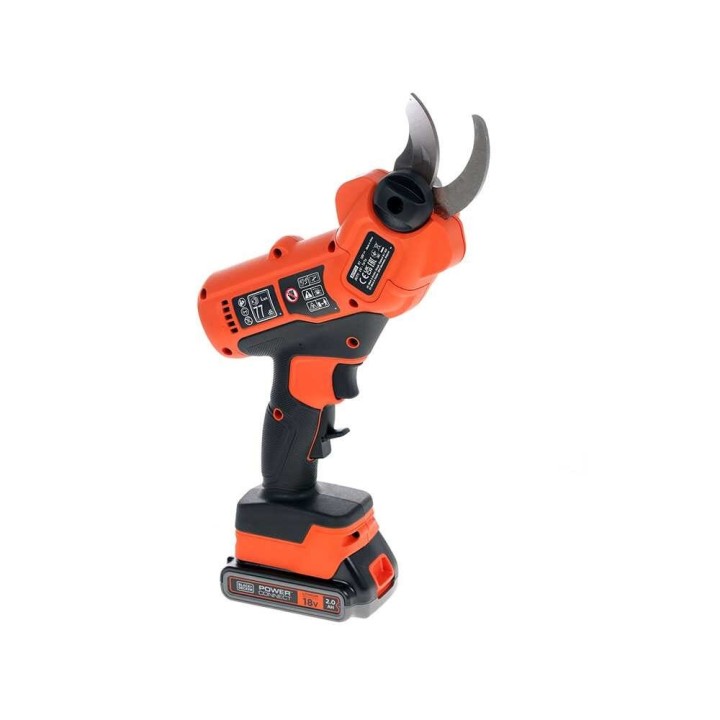 Black & Decker BCPP18D1-QW akkuoksasakset, 18 V, 2 Ah, 25 mm