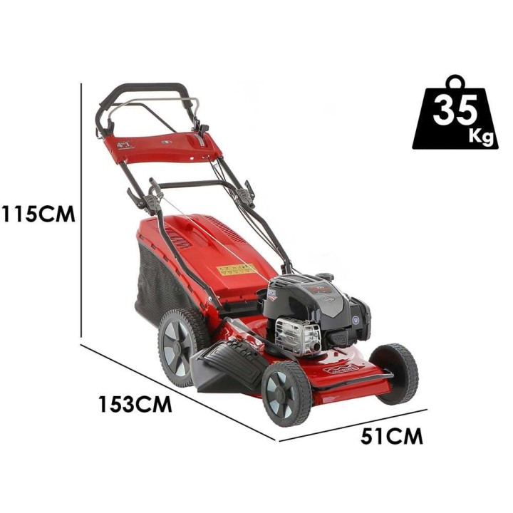 Marina Systems AGRI 46 SB BS675E vetävä ruohonleikkuri, 4-in-1, 46 cm, 163 cm³