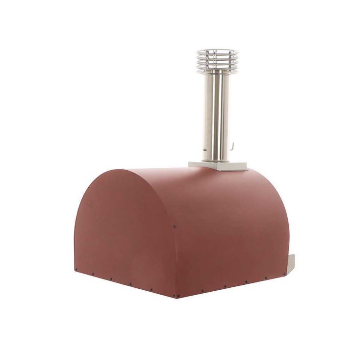 Fontana Margherita Rosso puu-uuni, 60 × 60 cm, punainen