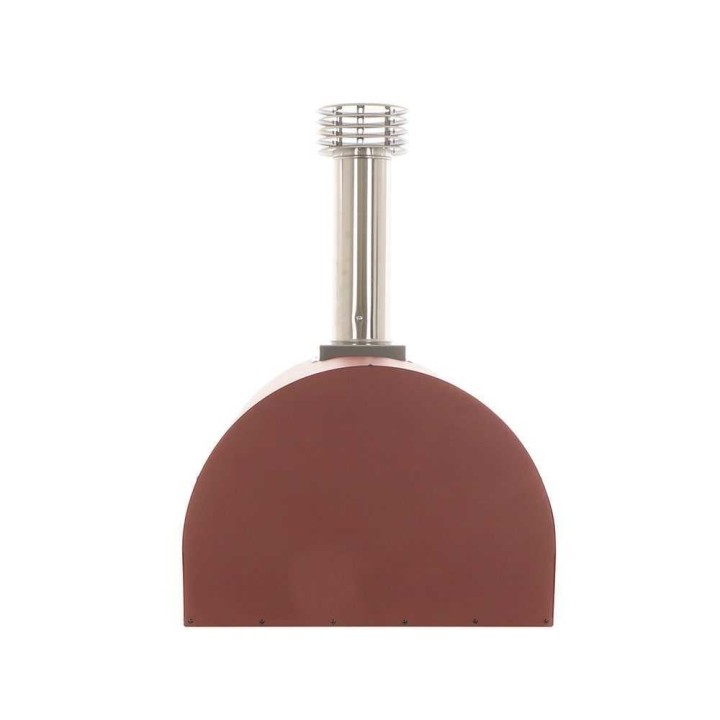 Fontana Margherita Rosso puu-uuni, 60 × 60 cm, punainen