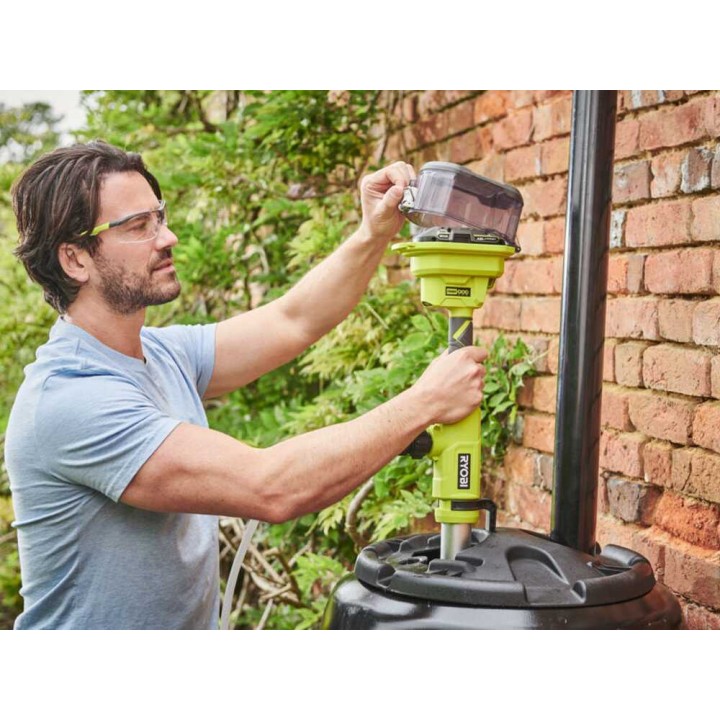 Ryobi RY18STPA-0 uppopumppu kirkkaalle vedelle, 18 V, 3 360 l/h