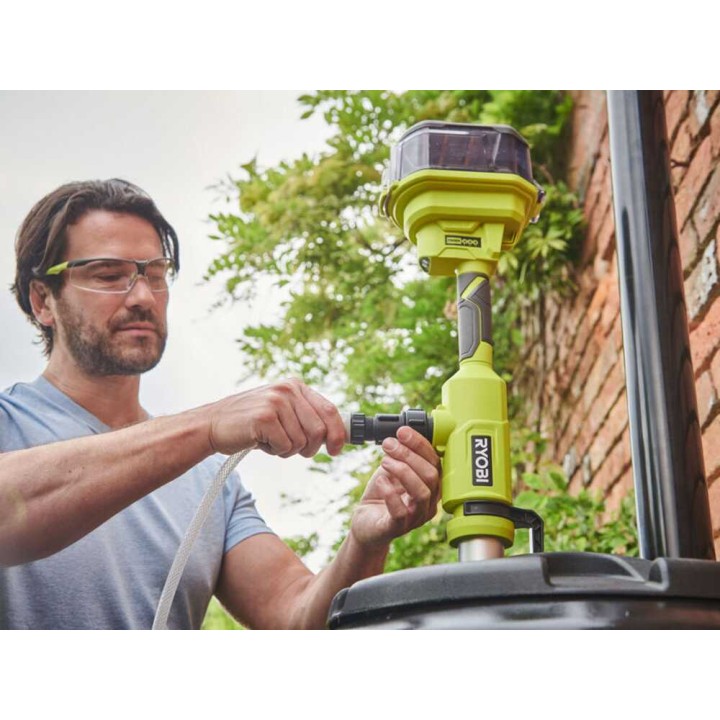 Ryobi RY18STPA-0 uppopumppu kirkkaalle vedelle, 18 V, 3 360 l/h