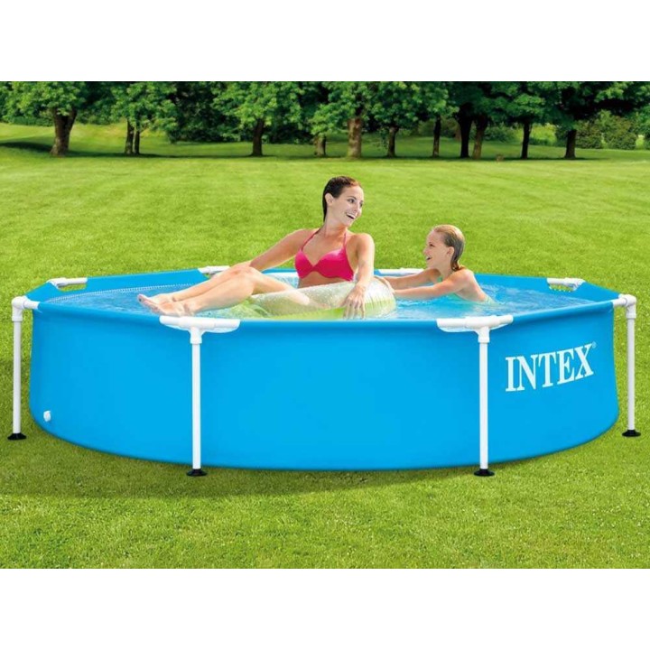 Intex Metal Frame 28205NP pyöreä uima-allas, 244 × 51 cm, 1 828 l